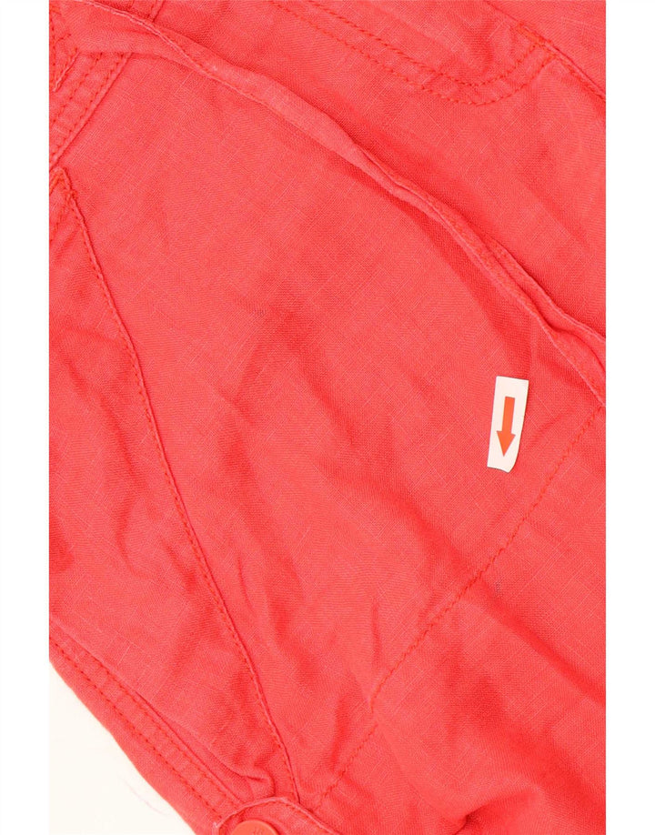 Armani Mujer Shorts Cargo W26 Pequeño Rojo