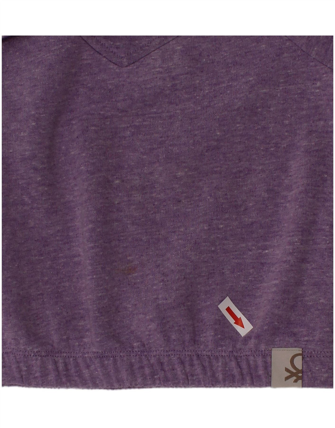 Benetton Sudadera De Niña Jumper 2-3 Años Morado Poliéster Moteado