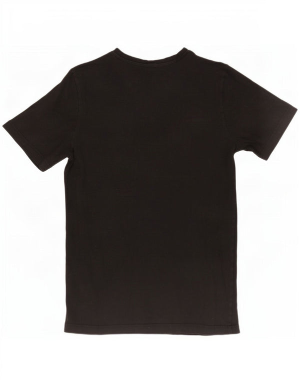 Puma Camiseta gráfica para hombre Top Medium Black Cotton