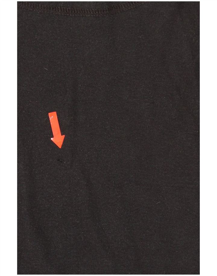 Lee - Camiseta de manga larga para hombre, talla grande, color negro