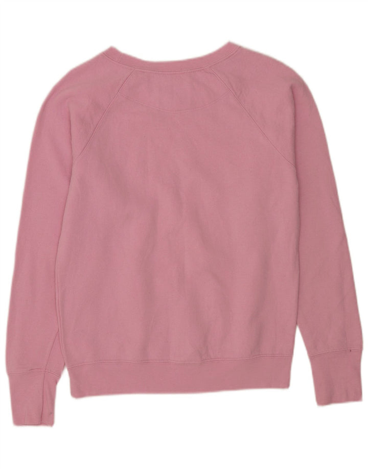 Champion Sudadera gráfica para mujer Jumper UK 10 Small Pink Poliéster