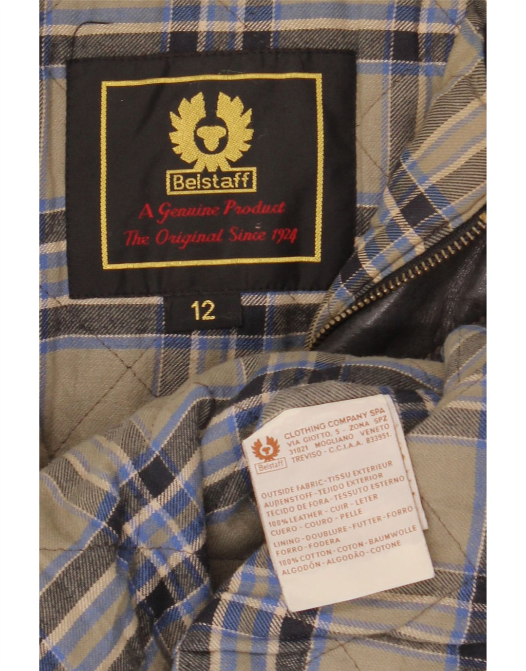 Belstaff Abrigo de cuero para niño 11-12 años Cuero negro