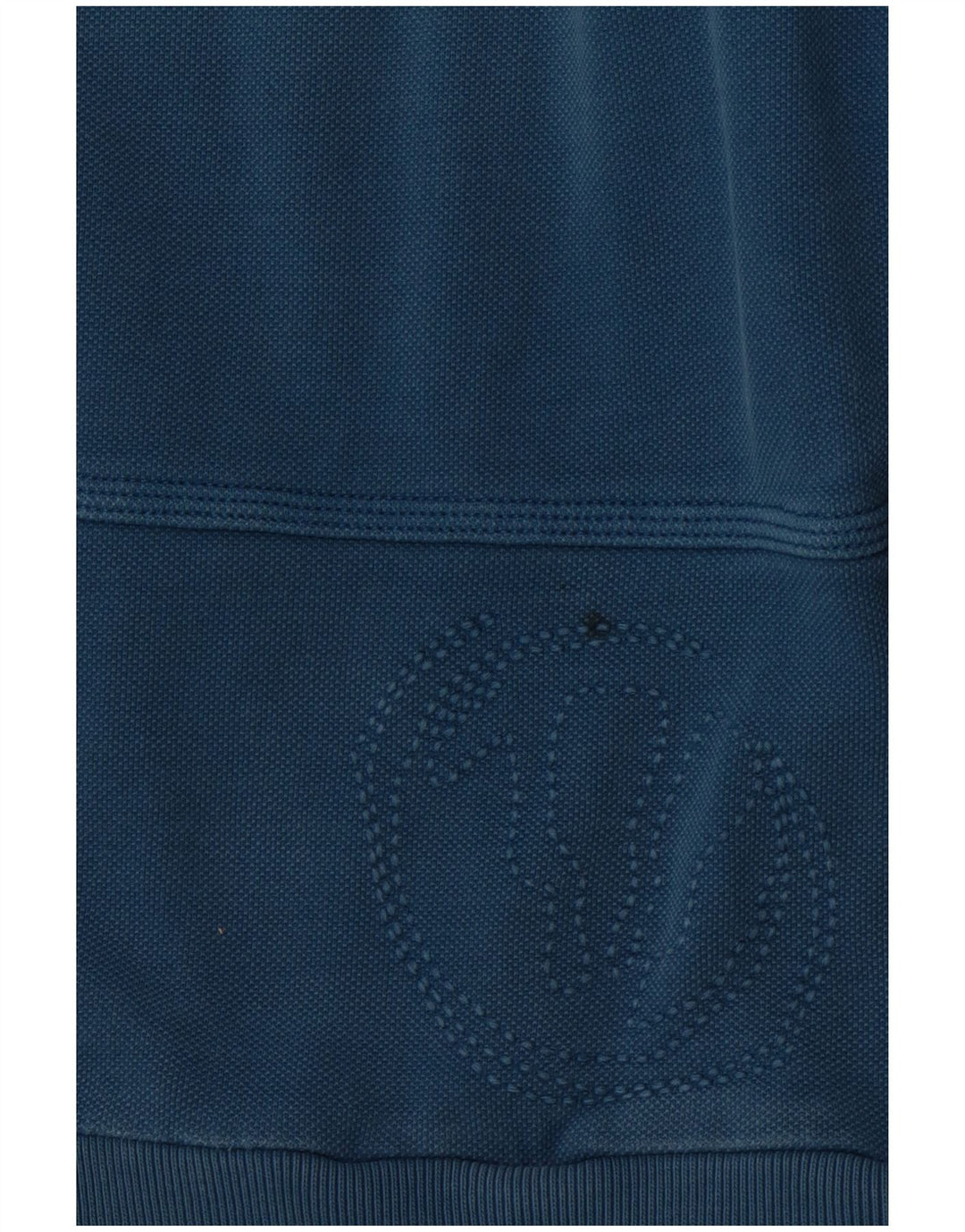 FAT FACE Sudadera con cuello y cremallera para hombre Jersey de algodón azul medio