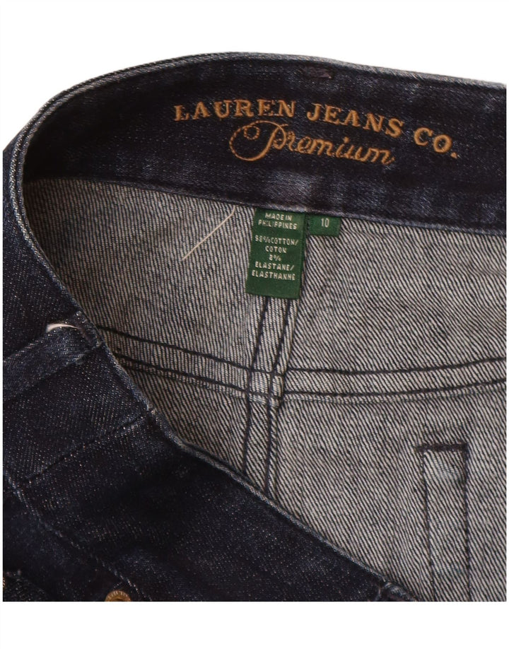 Ralph Lauren Falda vaquera para mujer US 10 grande W32 azul marino algodón