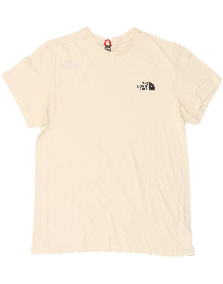 THE NORTH FACE Mens T-Shirt Top Medium White Cotton Vintage The North Face and Second-Hand The North Face from Messina Hembry 