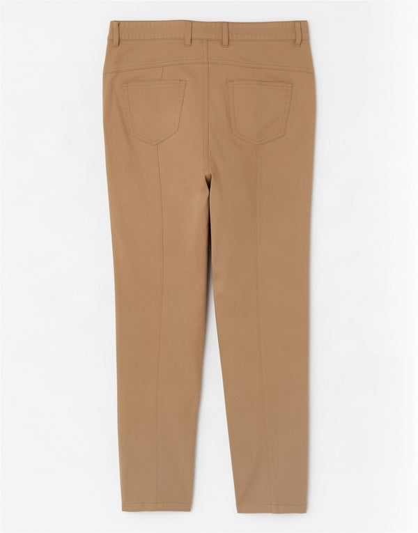 Escada Pantalón chino recto para mujer EU 40 Medium W30 L28 Algodón beige