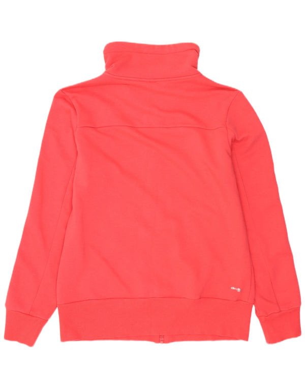 Adidas Mujer Climalite Chándal Top Chaqueta Reino Unido 12/14 Mediano Rosa