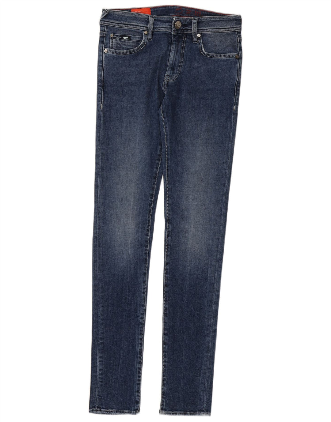 GAS Womens Distressed Skinny Jeans W31 L34 Blue