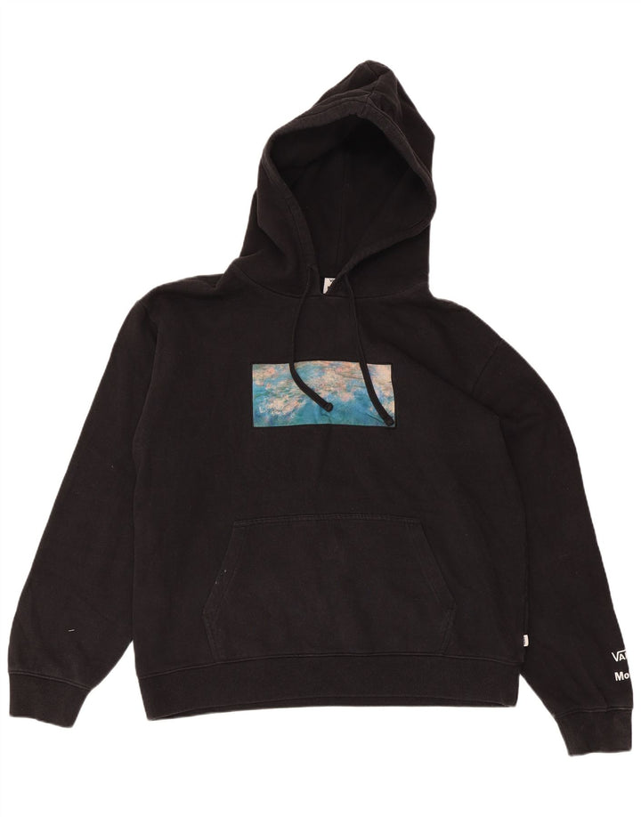 VANS Hombre Graphic Sudadera con capucha Jumper XL Negro Algodón