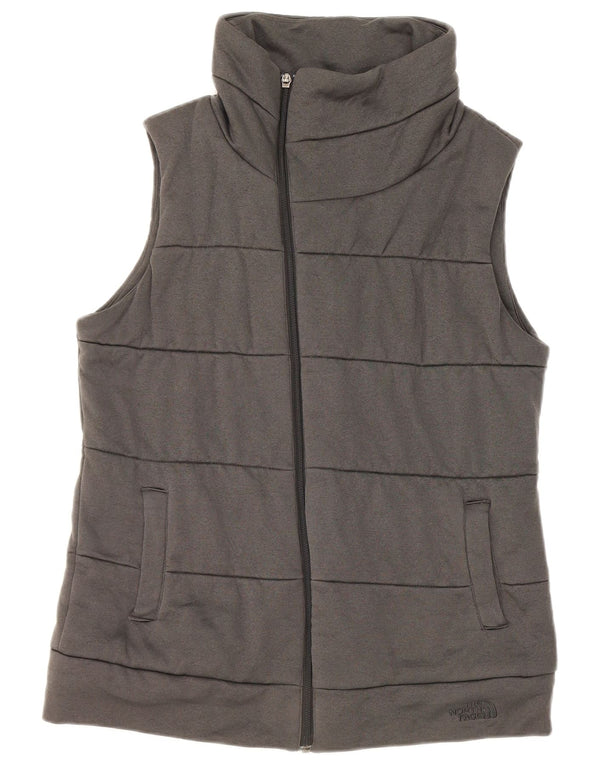 The North Face Chaleco acolchado para mujer UK 46 Poliéster gris grande