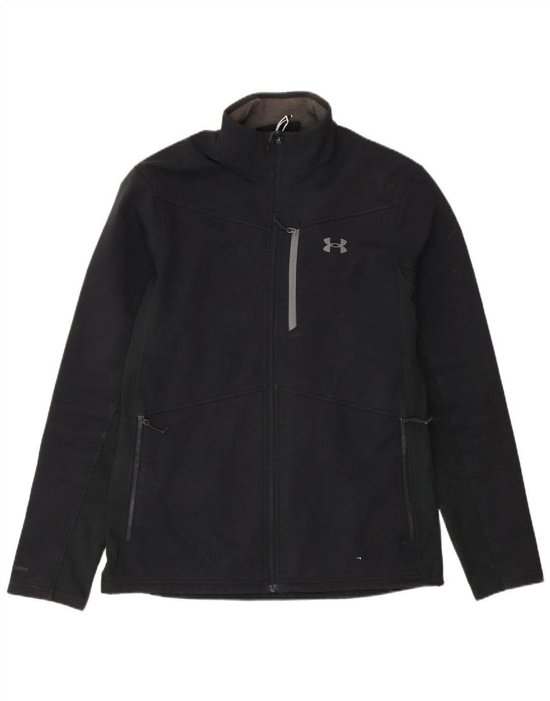 Under Armour Hombre Cold Gear Chándal Top Chaqueta Mediana Negro Poliéster