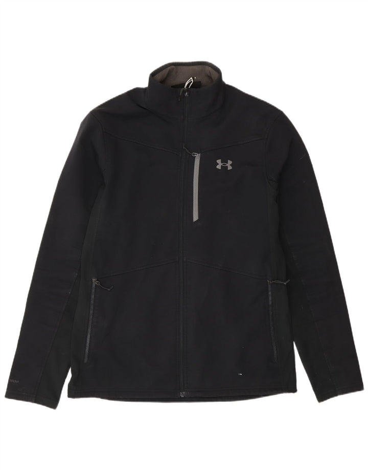 Under Armour Hombre Cold Gear Chándal Top Chaqueta Mediana Negro Poliéster