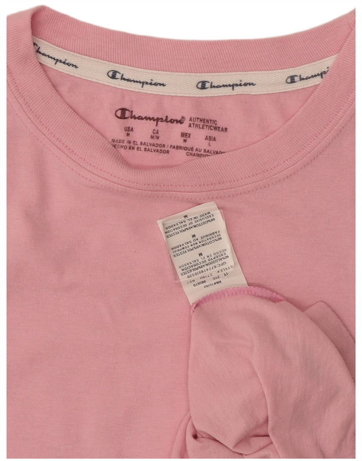 Champion Camiseta para mujer Top UK 12 Medium Pink Cotton