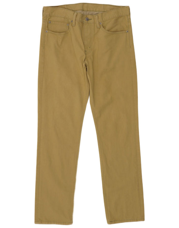 Levi's Hombre 511 Slim Jeans W34 L32 Algodón Caqui