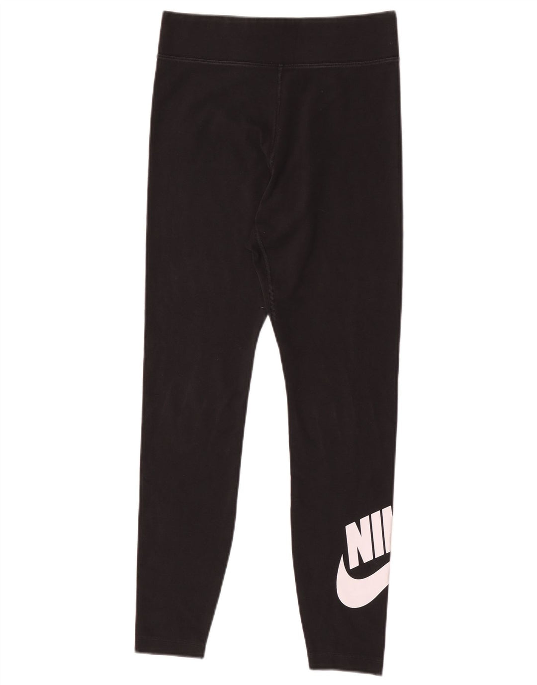Nike - Leggings gráficos para mujer (talla 40), algodón negro mediano