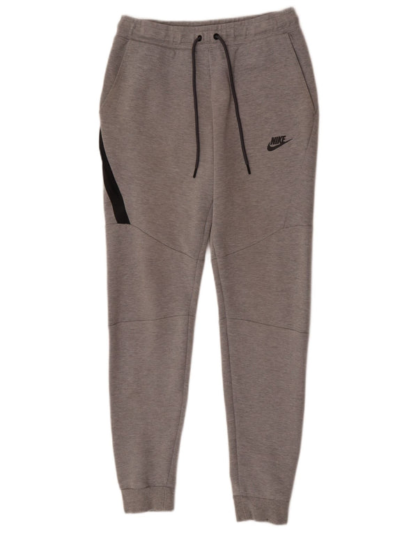 Nike Pantalones De Chándal Slim Fit Joggers Small Gris Colorblock Algodón