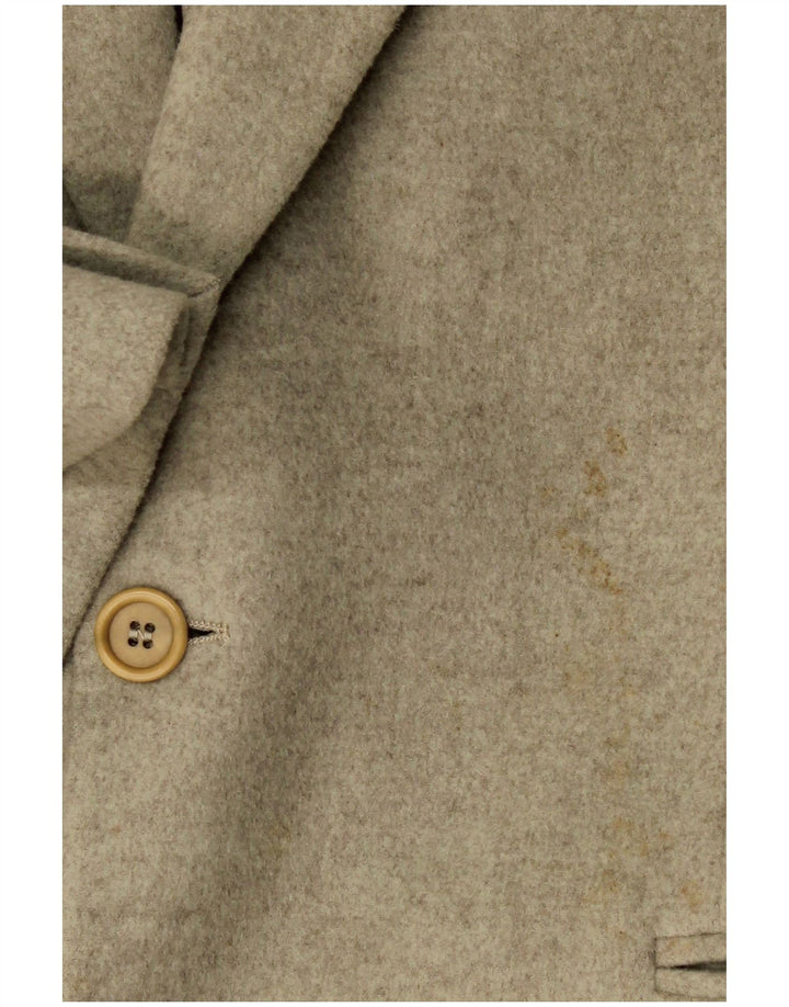 VINTAGE Chaqueta Blazer de 2 Botones para Hombre IT 48 Poliamida Verde Medio