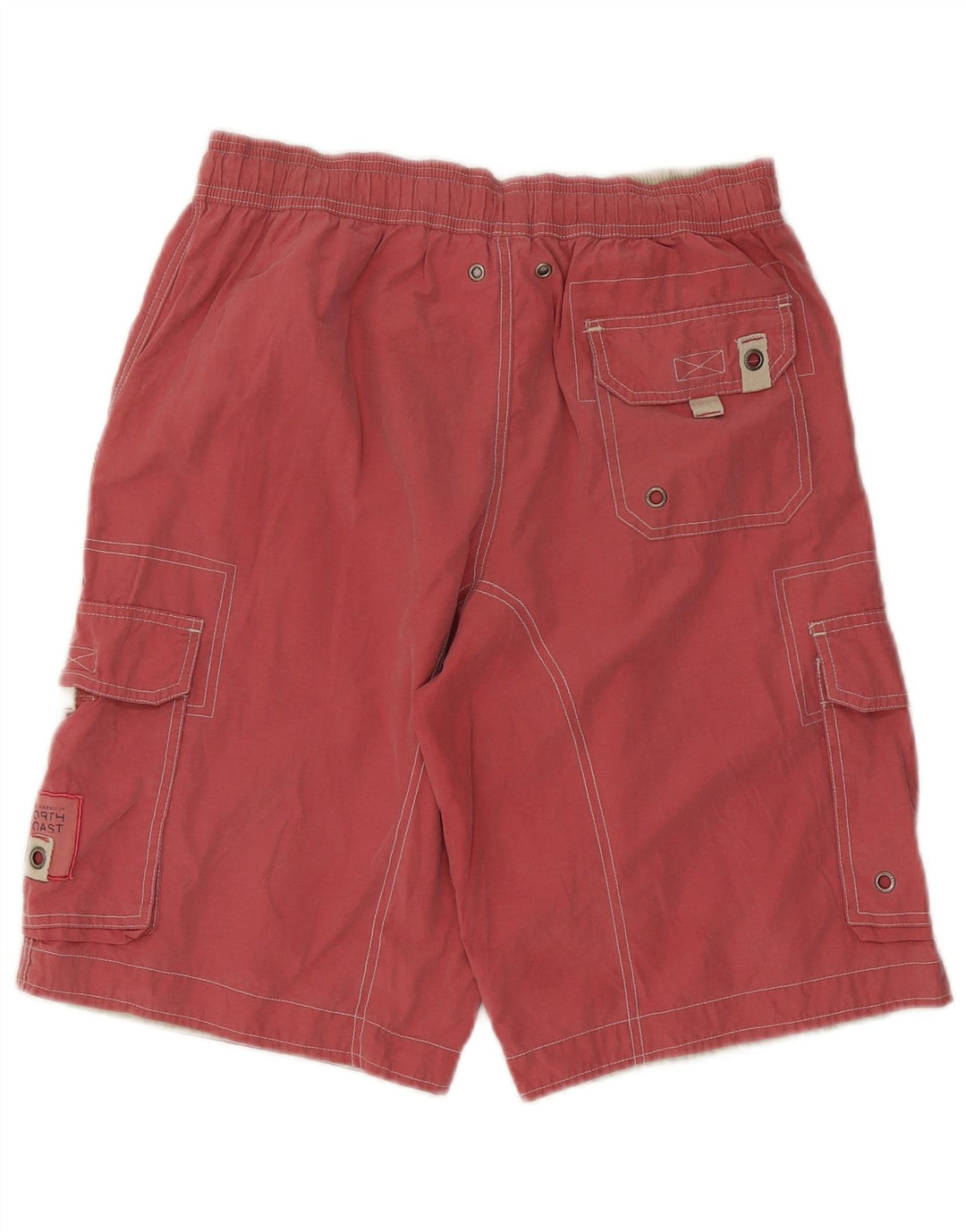 Bañador para hombre Marks & Spencer de algodón rojo mediano