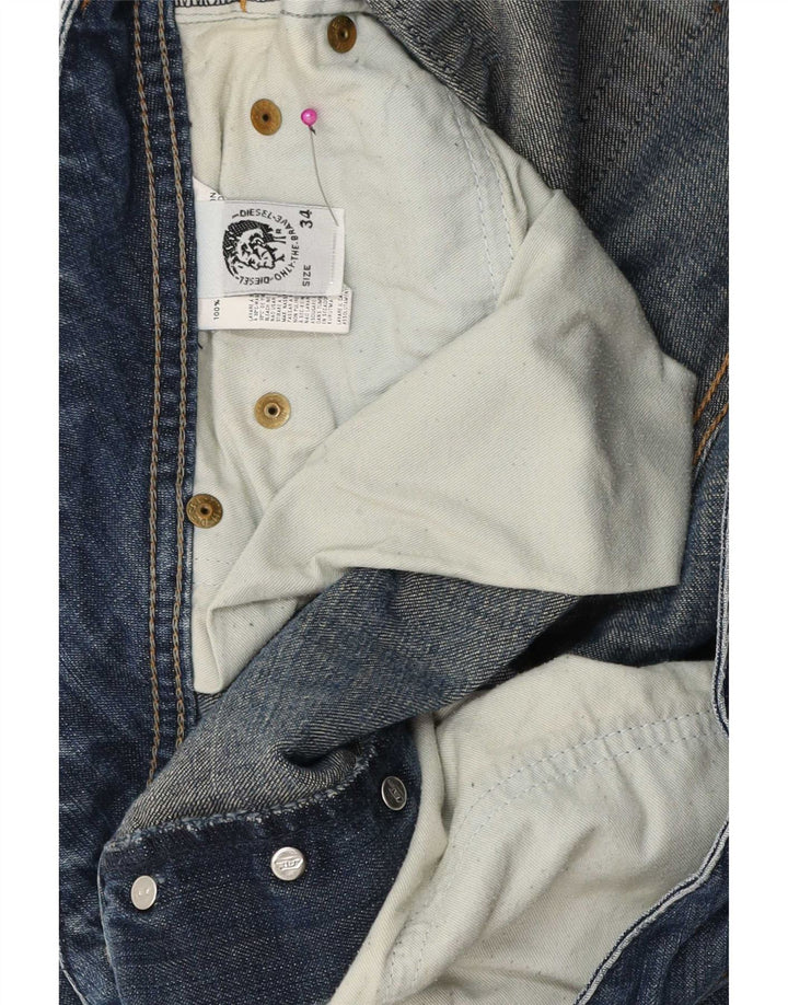 Diesel Vaqueros Bootcut Para Hombre W34 L32 Algodón Azul