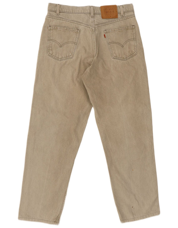 Levi's Vaqueros cónicos de ajuste relajado 550 para hombre W34L32 Algodón beige