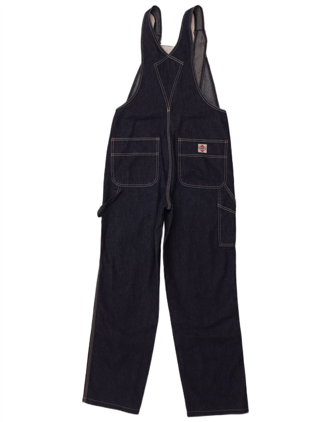 RIFLE Mujer Peto Cargo Jeans W29 L30 Algodón Azul Marino