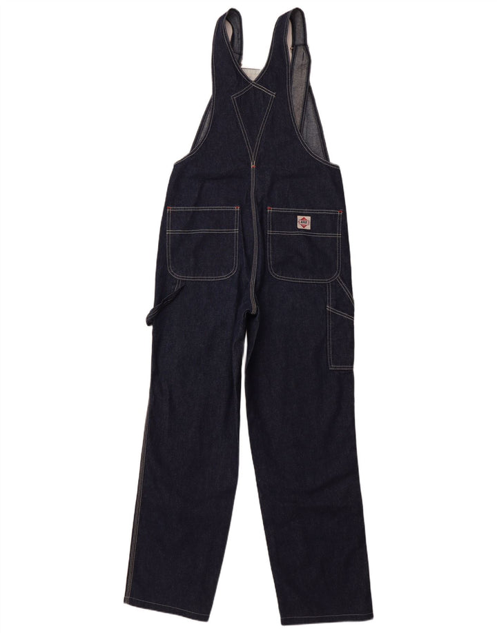 RIFLE Mujer Peto Cargo Jeans W29 L30 Algodón Azul Marino