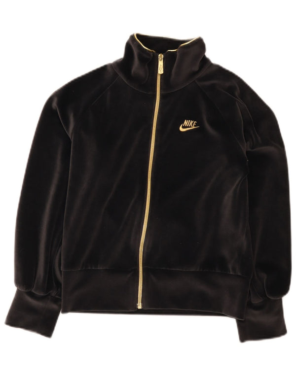 Nike - Chaqueta de chándal para niña, 8-9 años, pequeña, gris