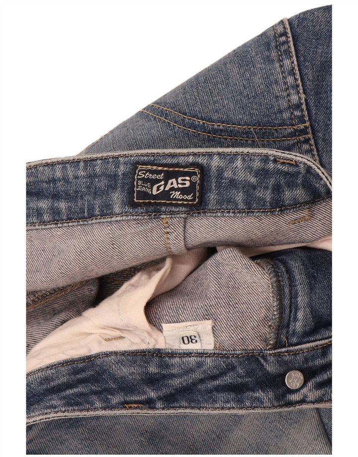 Vaqueros Slim Mujer Gas W30 L30 Algodón Azul