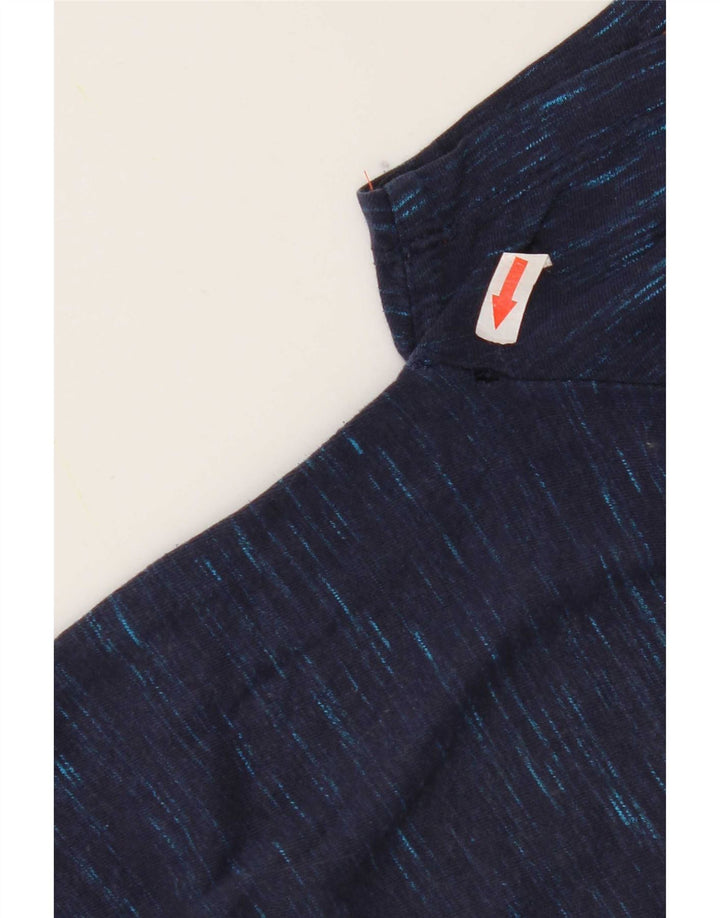 Superdry Camiseta para Hombre Top Small Azul Marino Moteado