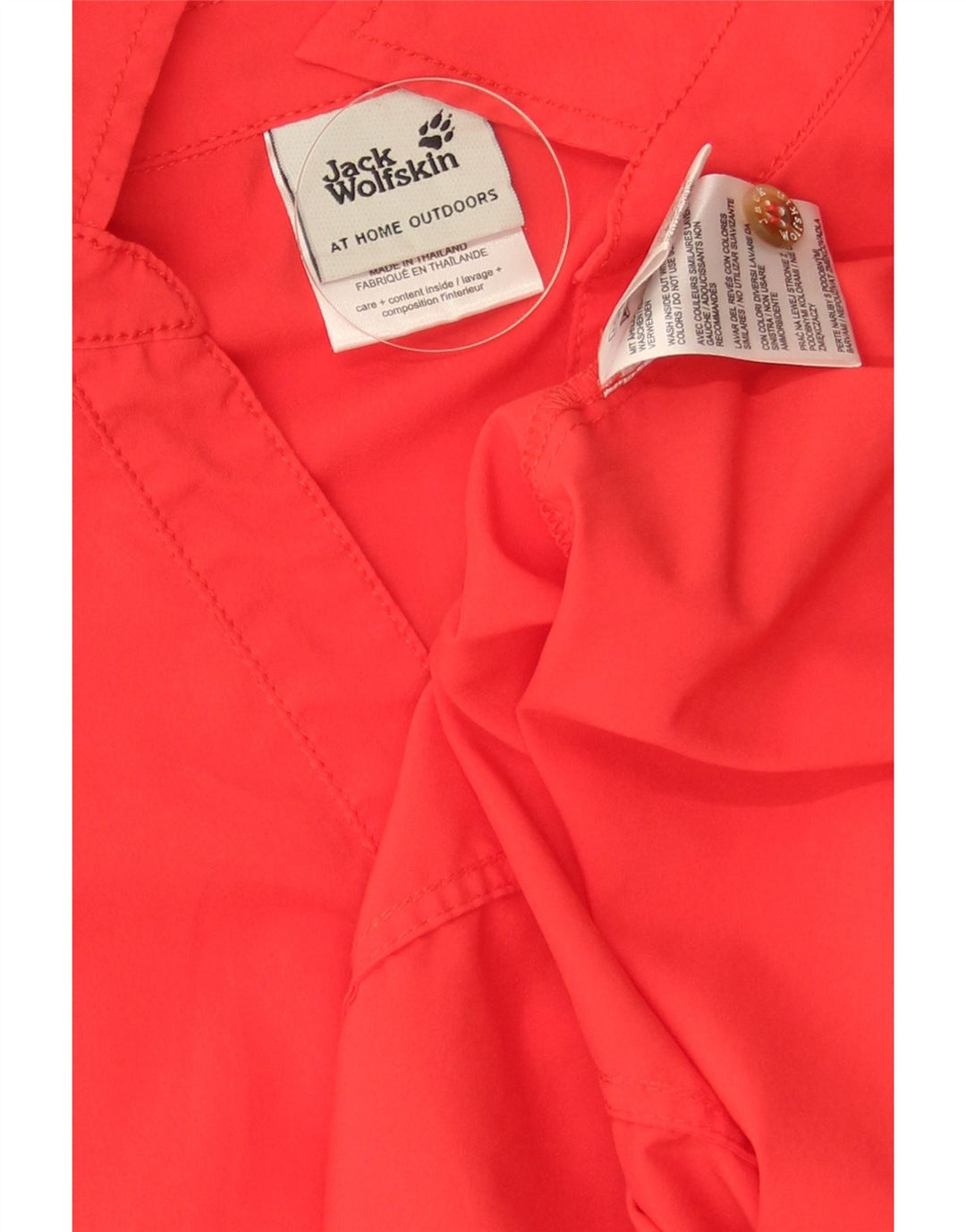 Jack Wolfskin Vestido tubo sin mangas para mujer UK 46 Poliéster rojo grande
