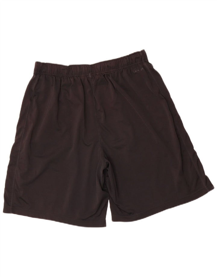 Nike Dri Fit - Pantalones cortos deportivos para hombre, talla grande, color negro