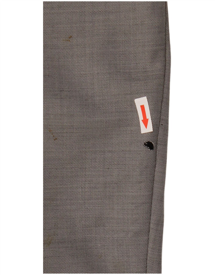 Marks & Spencer Pantalón de traje cónico para hombre W44 L31 Lana gris