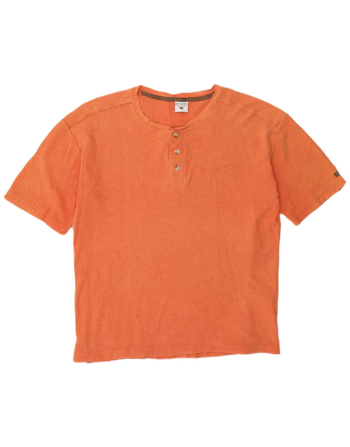 Columbia Camiseta Regular para Hombre Top Medium Naranja Algodón