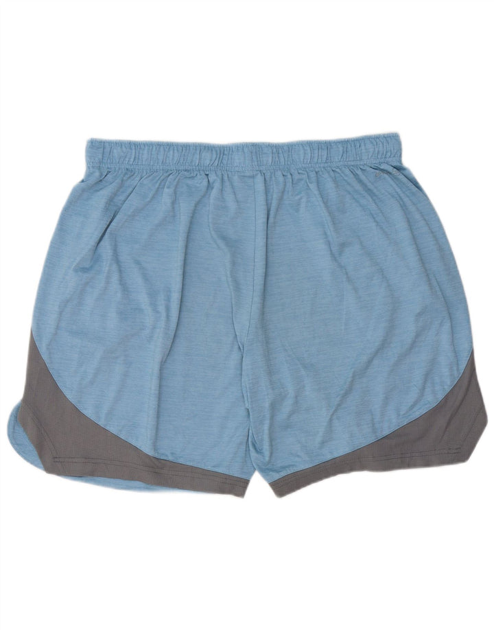 RUSSELL ATHLETIC Pantalones cortos deportivos para hombre XL Azul Colorblock Poliéster