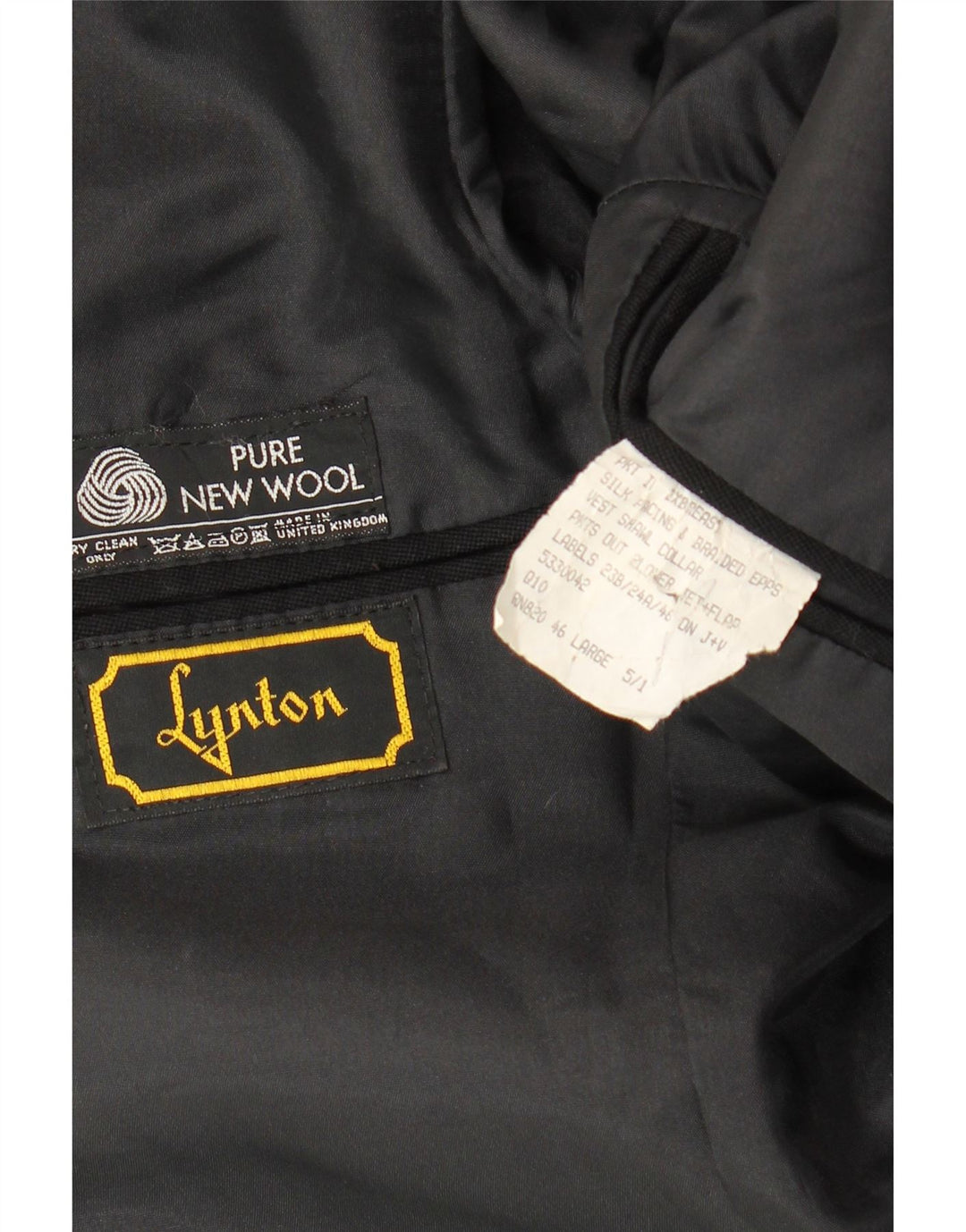 Chaqueta tipo blazer para mujer IT 46 Lana nueva negra grande