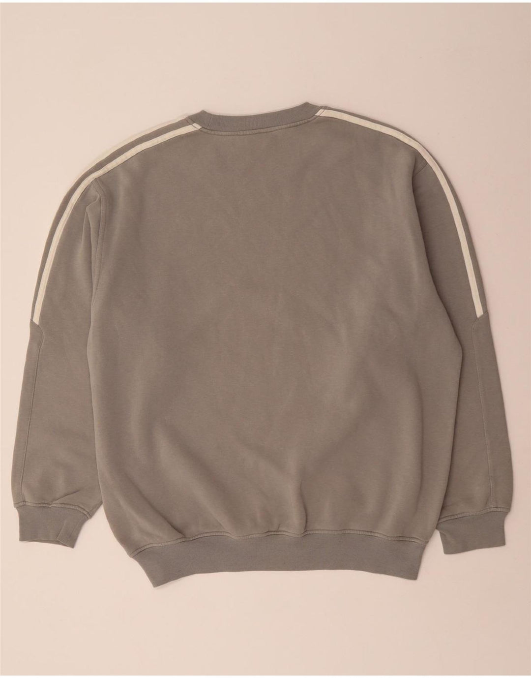 ADIDAS Sudadera para hombre Jumper UK 42/44 Grande Gris Algodón
