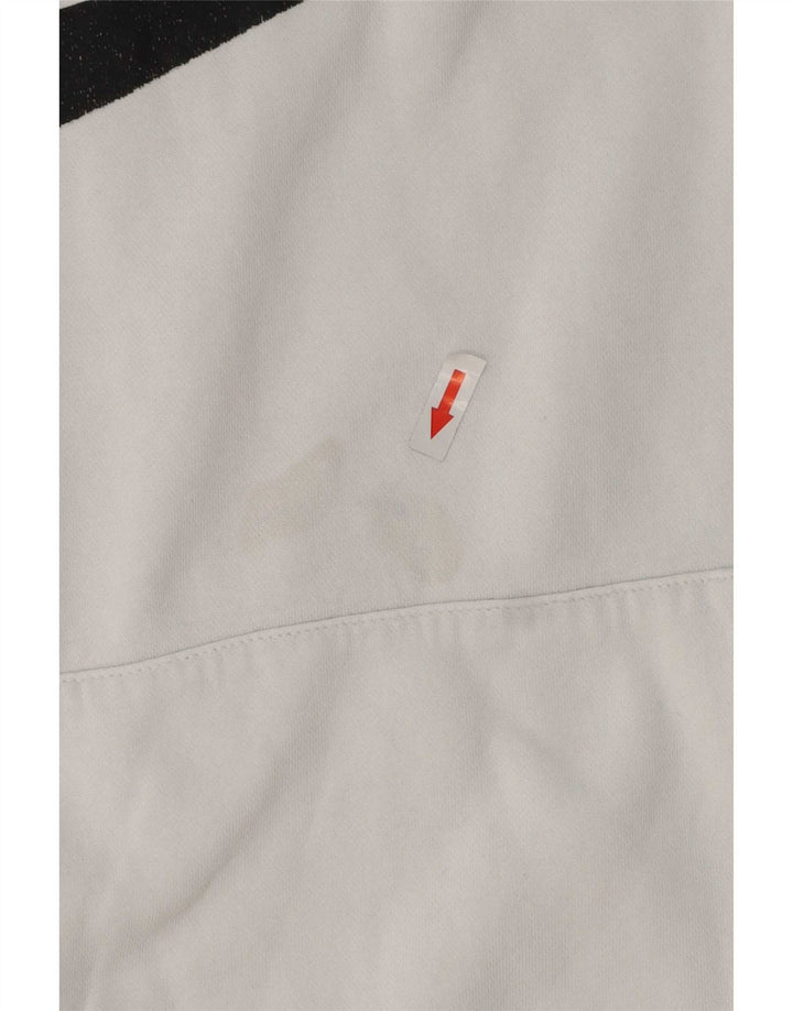 Nike Jersey con capucha gráfica para hombre, talla grande, algodón blanco