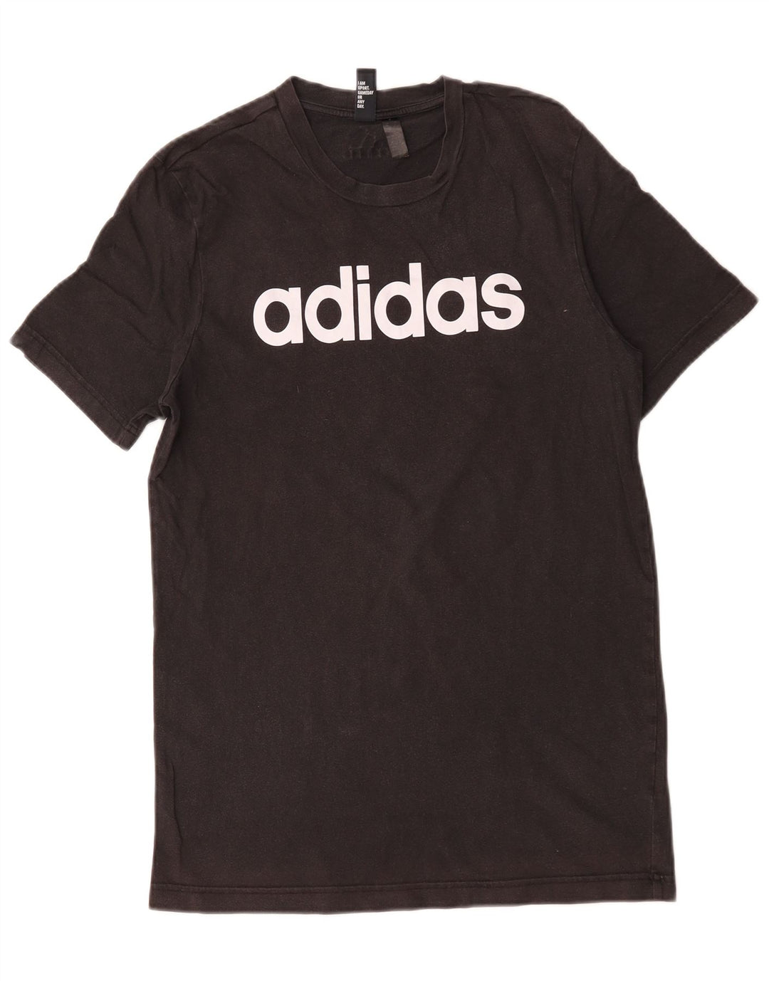 Adidas - Camiseta gráfica para hombre, talla mediana, algodón negro