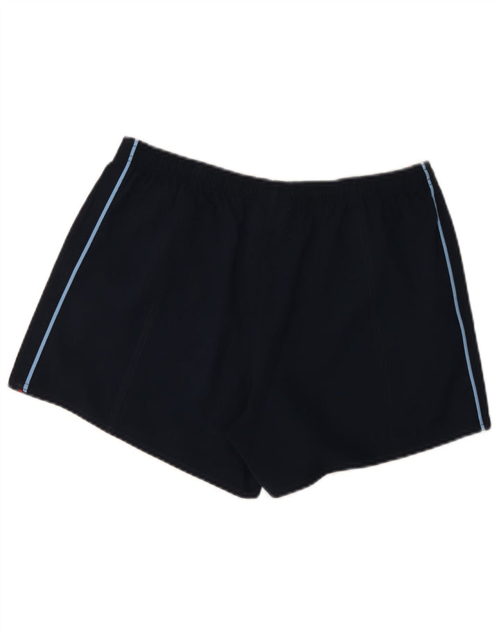 Reebok Pantalones cortos deportivos para mujer UK 12 Medium Azul marino Poliéster