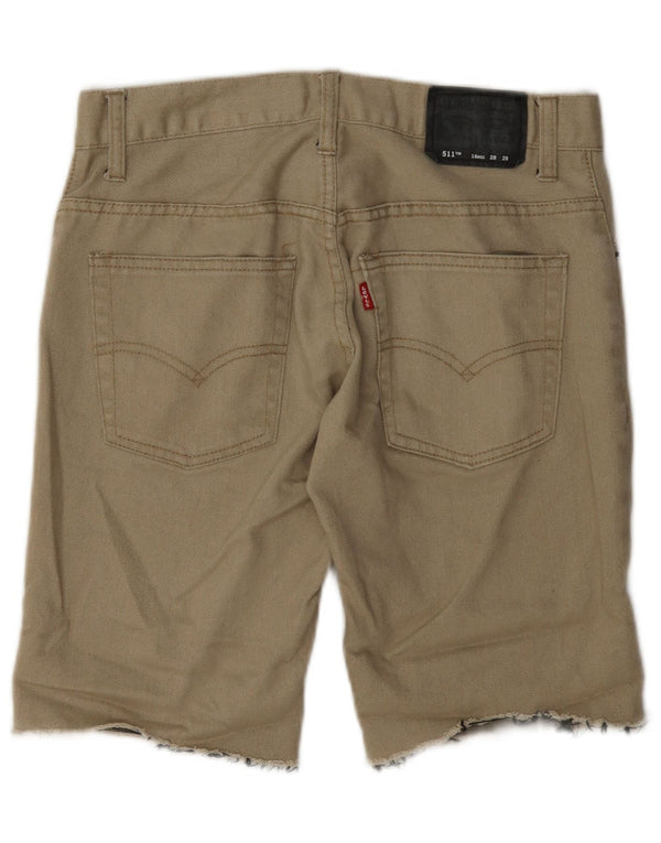 Levi's Shorts vaqueros 511 para niños 15-16 años W28 Algodón caqui