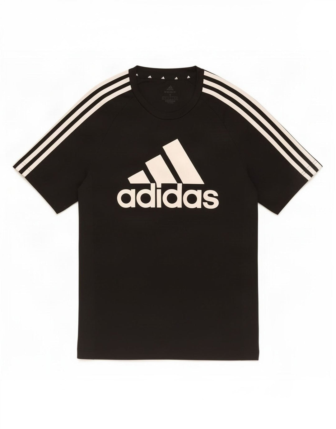 Adidas Hombre Aeroready Graphic Camiseta Top Pequeño Poliéster Negro