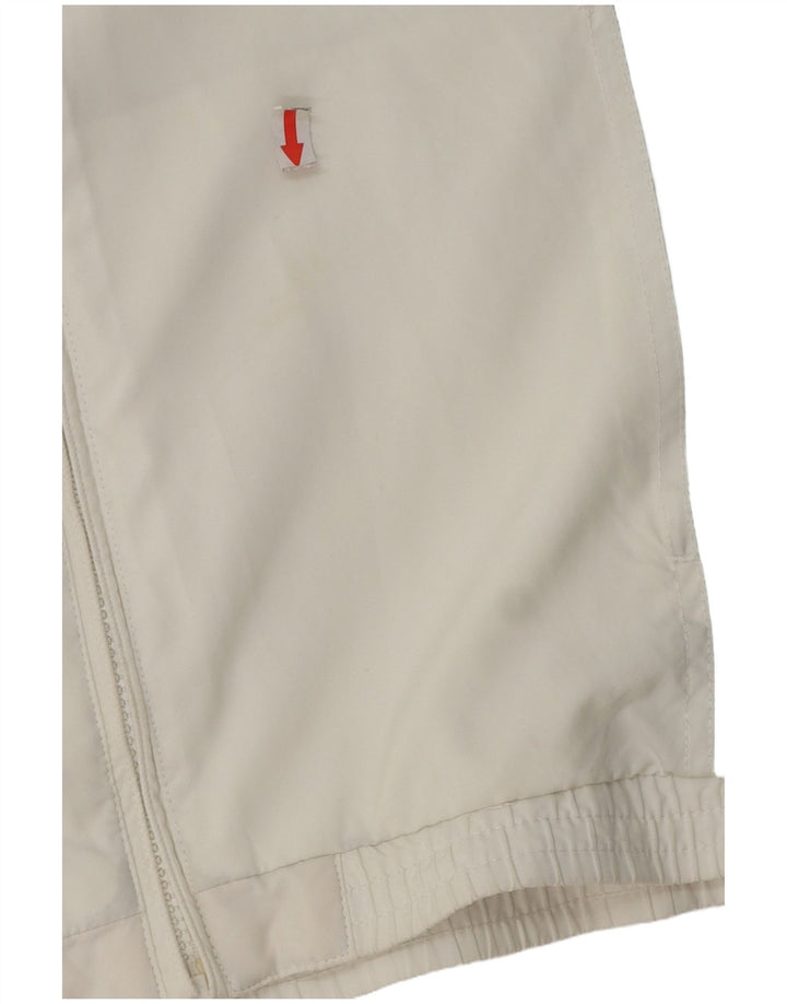Adidas - Chaqueta de chándal para niño, 11-12 años, color blanco, poliéster