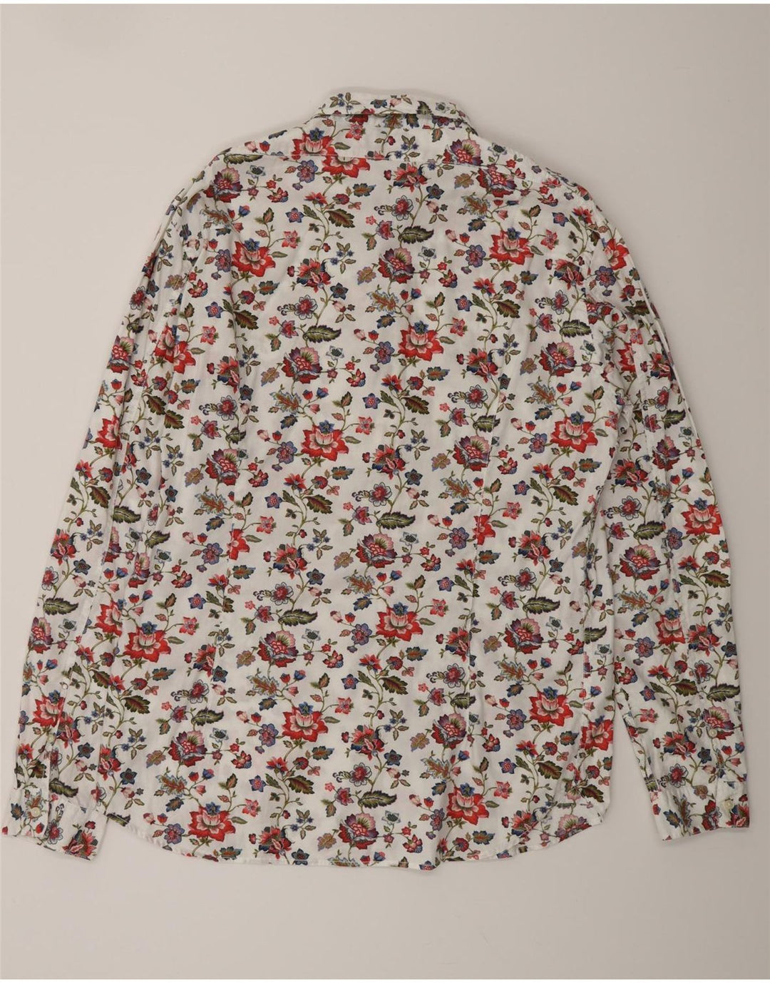 REPLAY Camisa Hombre XL Algodón Floral Multicolor