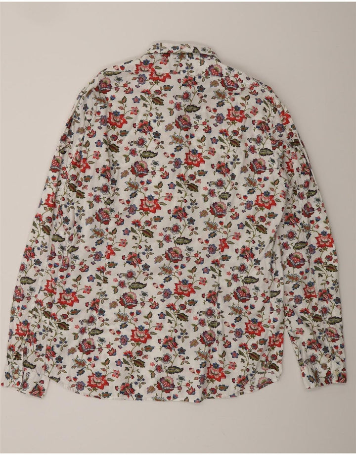 REPLAY Camisa Hombre XL Algodón Floral Multicolor