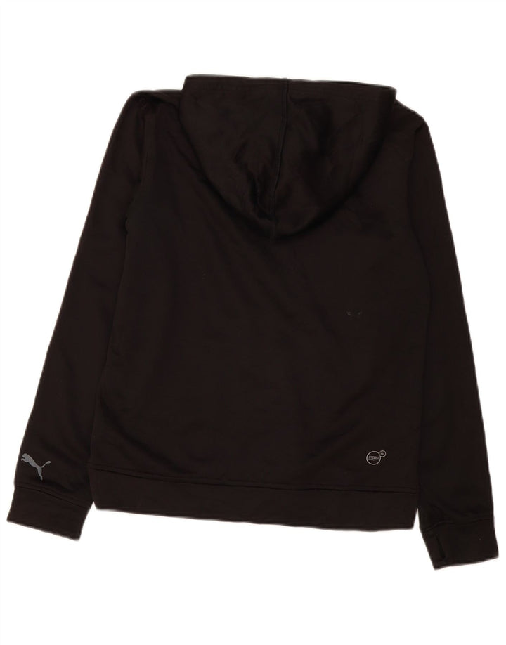 Puma Boys Graphic Sudadera con capucha Jumper 12-13 años Grande Negro Poliéster