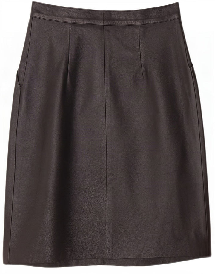 Falda de cuero para mujer Maxime IT 42 Medium W26 Negro