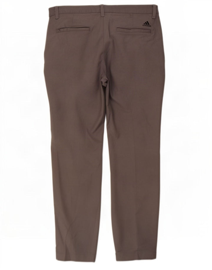 Pantalón chino recto Adidas para hombre W32 L30 Poliéster gris