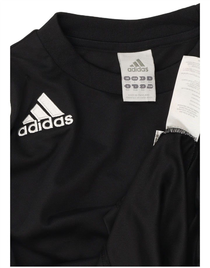 ADIDAS Chico Climalite Top Manga Larga 13-14 Años Negro Poliéster