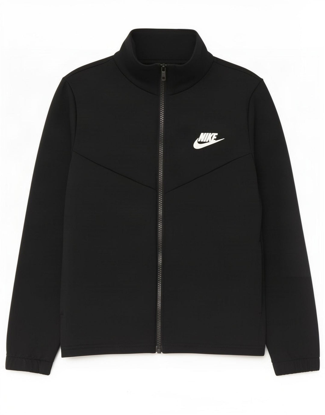 Nike Boys Graphic Chándal Top Chaqueta 10-11 años Mediano Negro Poliéster