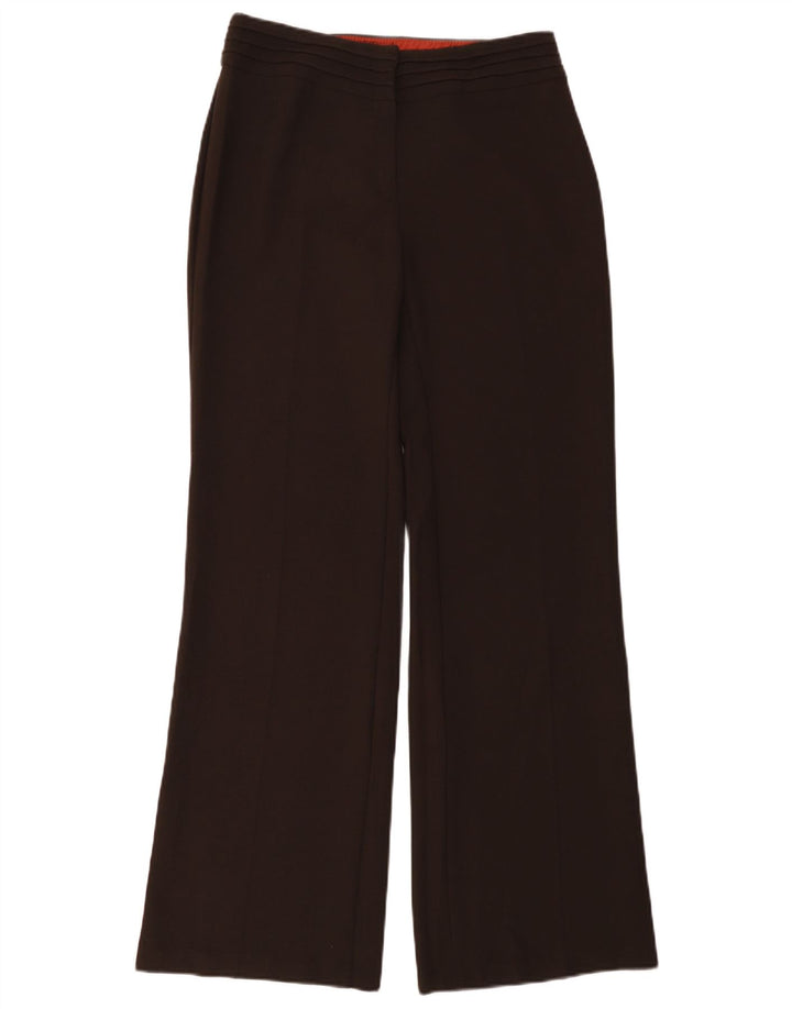 Pantalones casuales de corte acampanado para mujer Marks & Spencer W28 L32 Marrón